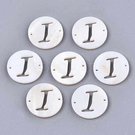 Natural Freshwater Shell Links Connectors SHEL-S276-120I-1