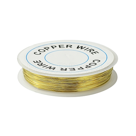 Round Copper Jewelry Wire X-CWIR-CW0.4mm-07-1