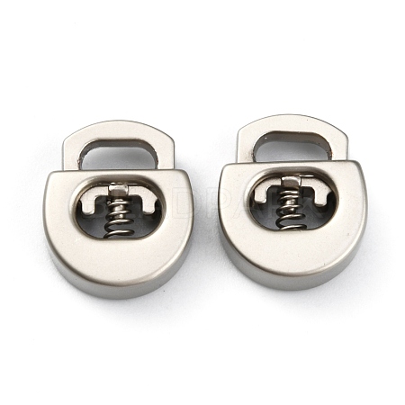 Alloy Spring Cord Locks FIND-WH0110-063MP-1