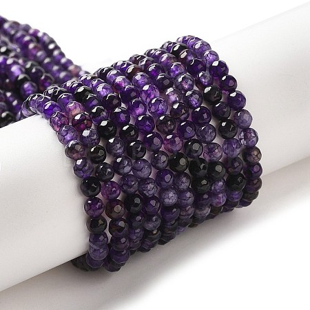 Natural Agate Beads Strands G-G079-A02-01-1