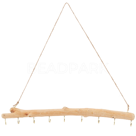 1Pc Driftwood Branch Hook Branch Hanger Rack AJEW-SP0002-31A-1