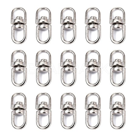 Alloy Double Eye Swivel Clasps LS-PALLOY-E385-14P-1