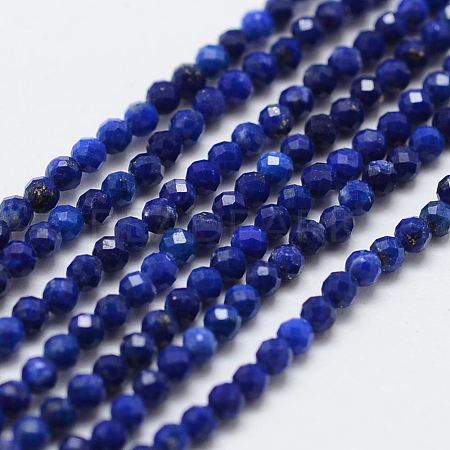 Natural Lapis Lazuli Bead Strands X-G-G663-48-4mm-1