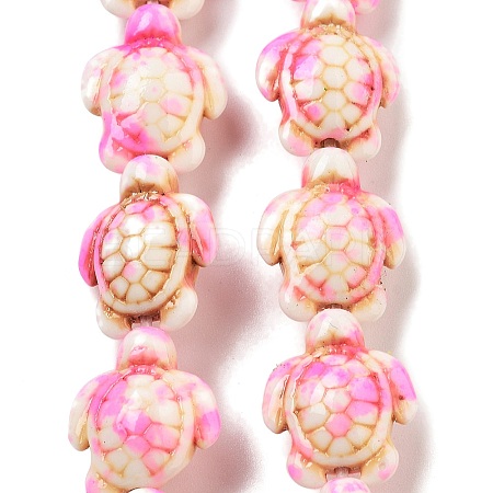 Synthetic Turquoise Dyed Beads Strands G-P507-05P-1