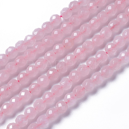 Natural Rose Quartz Beads Strands G-F596-20-3mm-1