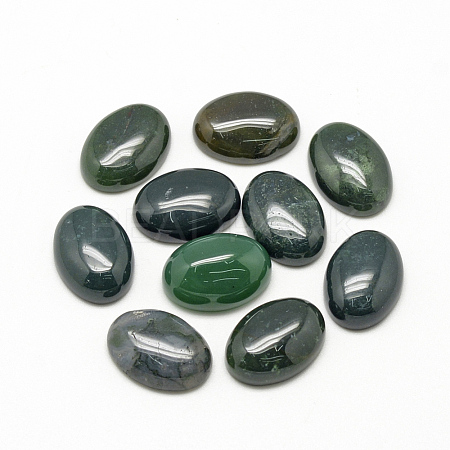 Natural Agate Cabochons G-R415-14x10-08-1