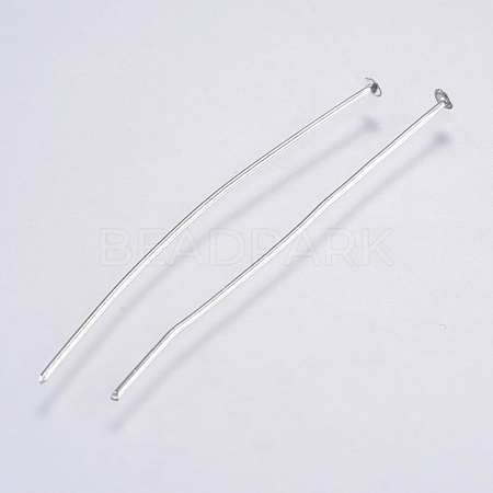 Tarnish Resistant 304 Stainless Steel Flat Head Pins STAS-F146-01P-40mm-1