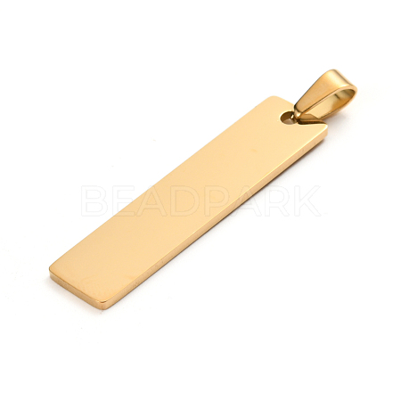 Ion Plating(IP) 304 Stainless Steel Pendants STAS-D142-01B-G-1