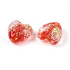 Handmade Foil Lampwork Beads Strands FOIL-T008-08A-3