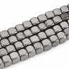 Electroplated Non-magnetic Synthetic Hematite Beads Strands G-T061-54H-1