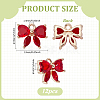 12Pcs Brass Glass Charms KK-PH0013-43A-2