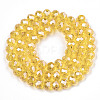 Electroplate Glass Beads Strands EGLA-A034-T10mm-A04-2