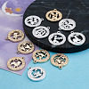 Fashewelry 2 Sets 2 Colors Zinc Alloy Jewelry Pendant Accessories FIND-FW0001-06-12