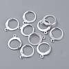 304 Stainless Steel Leverback Earring Findings STAS-K210-29S-1