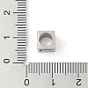 Tarnish Resistant 201 Stainless Steel European Beads STAS-M058-01L-P-3