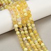 Natural Fire Crackle Agate Bead Strands G-K166-07F-6mm-07-6