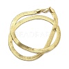 Brass Flat Snake Chain Necklaces for Women NJEW-U035-03G-4