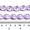 Electroplate Glass Beads Strands EGLA-N012-05B-4