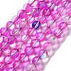 Synthetic Moonstone Beads Strands G-P528-J02-03-1
