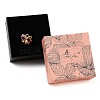 Flower Print Cardboard Paper Jewelry Storage Boxes CON-P022-01B-3