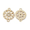 Alloy Crystal Rhinestone Connector Charms FIND-A024-14G-1