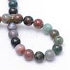 Round Natural Indian Agate Bead Strands G-R345-6mm-08-3