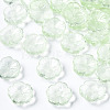 Transparent Spray Painted Imitation Jade Glass Beads GLAA-Q089-003-E003-1