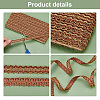 Filigree Corrugated Lace Ribbon OCOR-WH0080-10B-3
