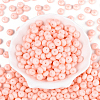 200Pcs Opaque Baking Paint Glass Seed Beads SEED-PA0001-01E-3