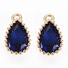 Brass Inlaid Cubic Zirconia Charms KK-S356-771J-1