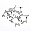 304 Stainless Steel Charm Bracelets BJEW-JB04131-1
