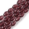 Transparent Glass Beads Strands EGLA-N013-T4mm-D03-1