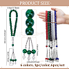 6Pcs 6 Colors Prayer Rosary Bracelets BJEW-PH0004-61-2