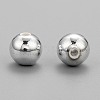 Plating Plastic Acrylic Round Beads PACR-L003-10mm-S-2