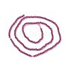 Faceted Glass Beads Strands G-F619-09D-2mm-2