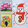 300Pcs 2 Colors Resin Buttons DIY-SP0003-98A-5