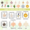 SUNNYCLUE 120Pcs 15 Style Alloy Enamel Pendants ENAM-SC0003-31-2