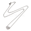 Non-Tarnish 304 Stainless Steel Pendant Necklaces NJEW-P001-10P-01-1