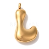 Ion Plating(IP) 304 Stainless Steel Pendants STAS-M017-08G-12-1