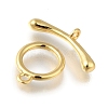 Brass Toggle Clasps KK-H480-02G-2