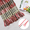 10 Skeins 6-Ply Polyester Embroidery Floss OCOR-CY0002-99D-5