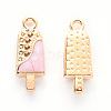 Alloy Enamel Pendants ENAM-R059-05A-RS-2