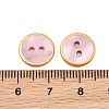 Golden Edge Naturl Black Lip Shell Button SH-CBA0ED6-01B-3