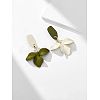 Flower Alloy Dangle Stud Earrings FS-WGCC3B4-03-1
