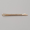Zinc Alloy Rhinestone Hair Bobby Pins PHAR-WH0018-02B-KCG-1