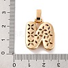 Brass Micro Pave Cubic Zirconia Pendants KK-C076-29N-G01-3