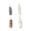 Natural Mixed Stone Pendants PALLOY-JF01570-1