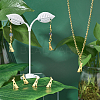 10Pcs 201 Stainless Steel Pendants STAS-UN0030-51-3