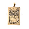 201 Stainless Steel Pendant STAS-B033-01G-06-1