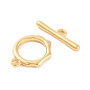 Brass Toggle Clasps KK-U024-02G-2